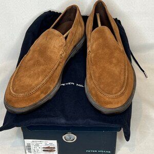 Peter Millar Brown Suede Loafers